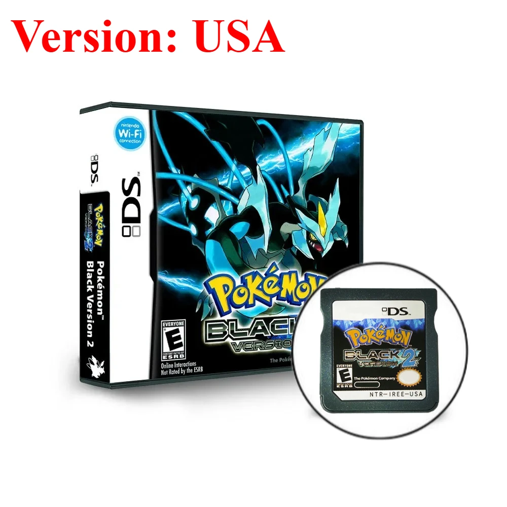 USA Pokemon NDS Game Card 3DS 2DS DS Card SoulSilver HeartGo