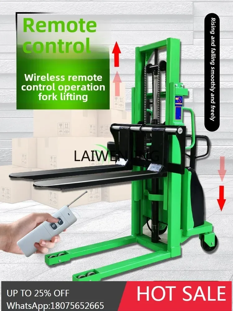 

HLZ Stacking forklift Hydraulic lifting loading and unloading lifting stacking forklift