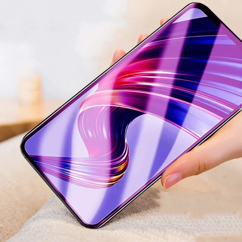 For Huawei Honor 8X Max 8C 8S 8A 8 Lite Pro Tempered Glass Anti Blue Purple Light Screen Protector For Honor 9X Pro 9i 9N Glass