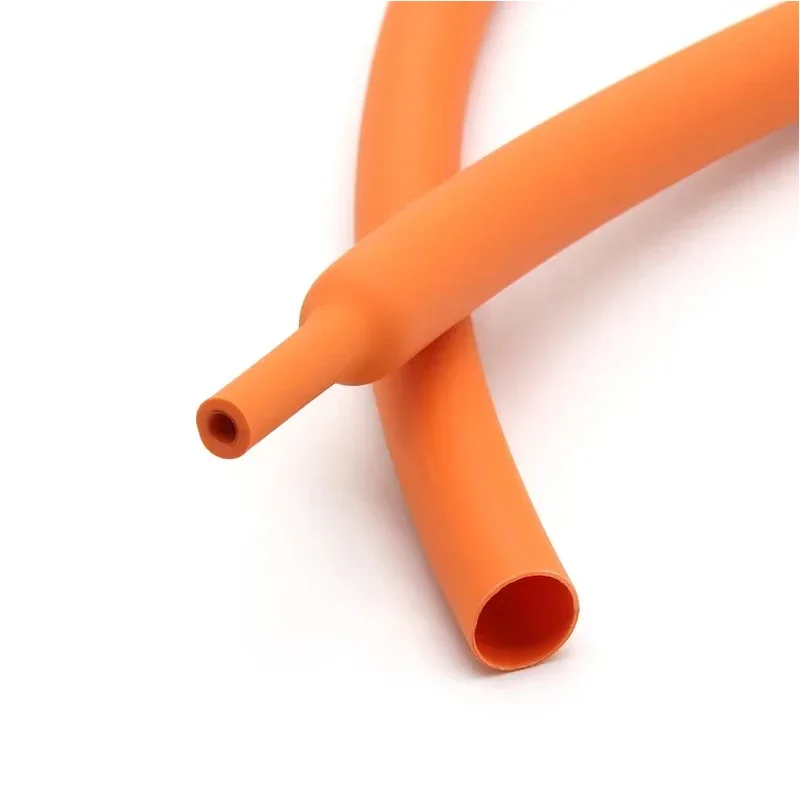 1-10 متر 3:1 برتقالي مقاوم للماء أنبوب الانكماش الحراري 3.2 مللي متر ~ 30 مللي متر سلك التغطيه المعزول جدار مزدوج كم قابل للانكماش الحراري مع الغراء