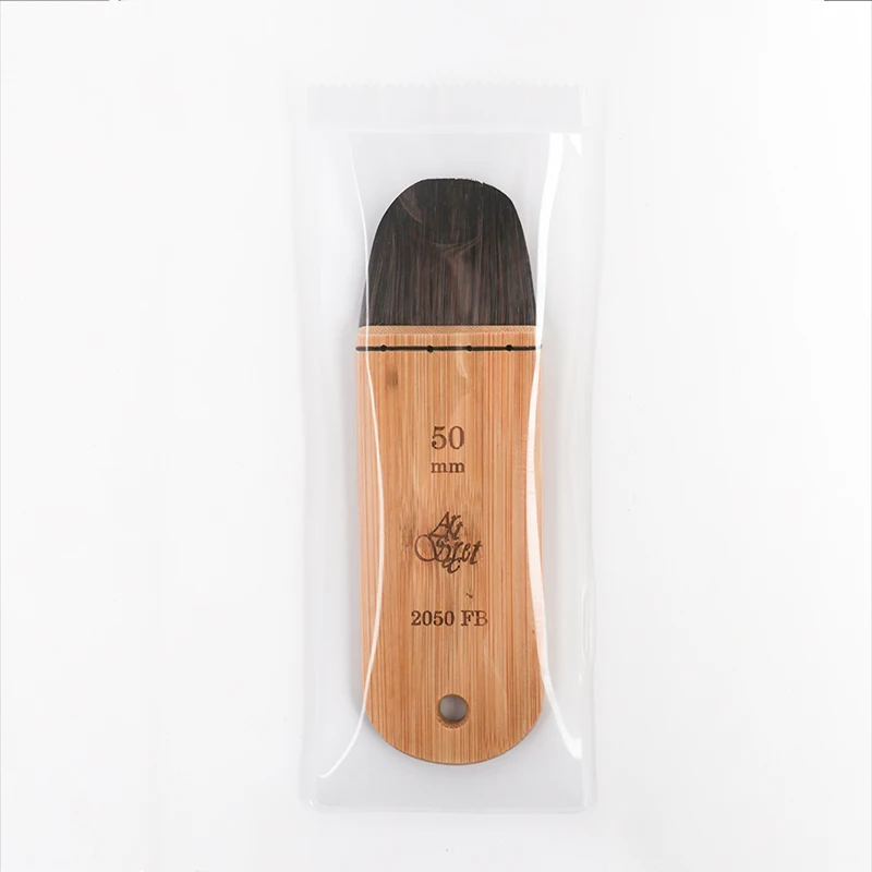 Artsecret Artistic Painting Watercolors Art Brushes Flat Gouache For Artist Drawing Bamboo Handle 2050FB