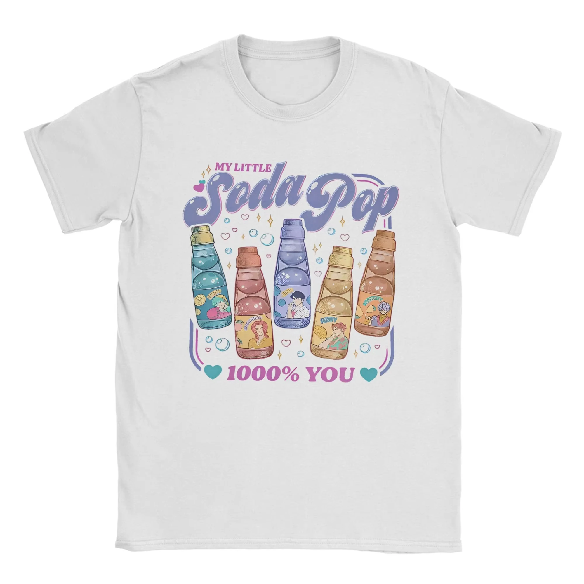 

Oversized T-Shirt Summer Saja Boys Soda Pop You Kpop Demon Hunters Trendy Cool T Shirts Cotton Tshirt for Men Classic Clothes