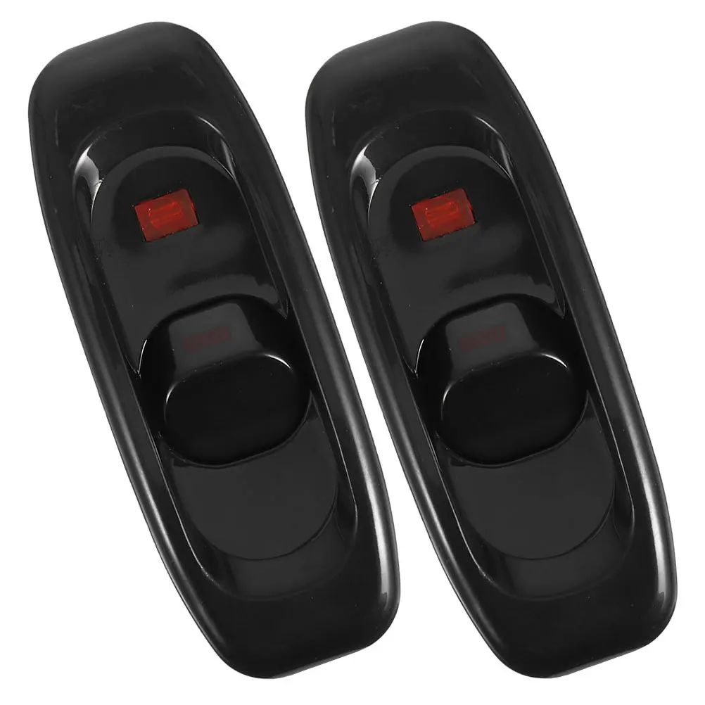 

2pcs Button Light Push Button Switch Replacement Inline Cord Switch For Lamp Cord Bedside Lamp Control Indicator Night Use