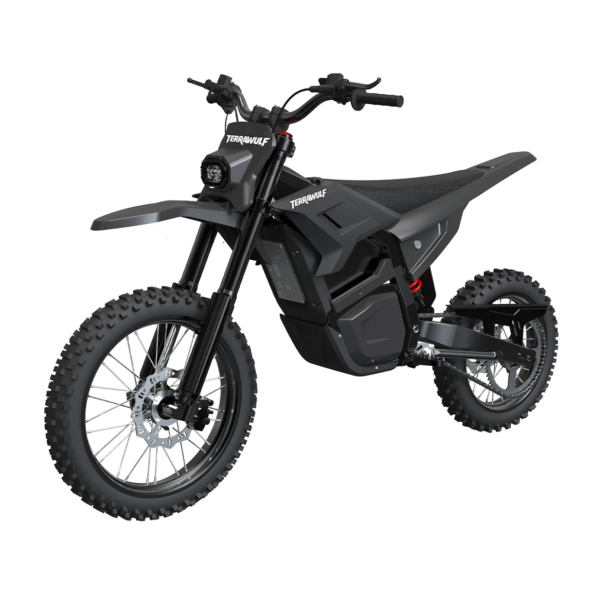 TERRAWULF M7 E Bike for Adults 5000W Max Output 43MPH Top Speed 200N·m Torque Electric Bike 31 Mile Range 60V Lithium Battery Inverted Front Fork Rear Shock Absorber Hydraulic Disc Brakes LCD Display Off-Road E- Bikes for Trail Adventure