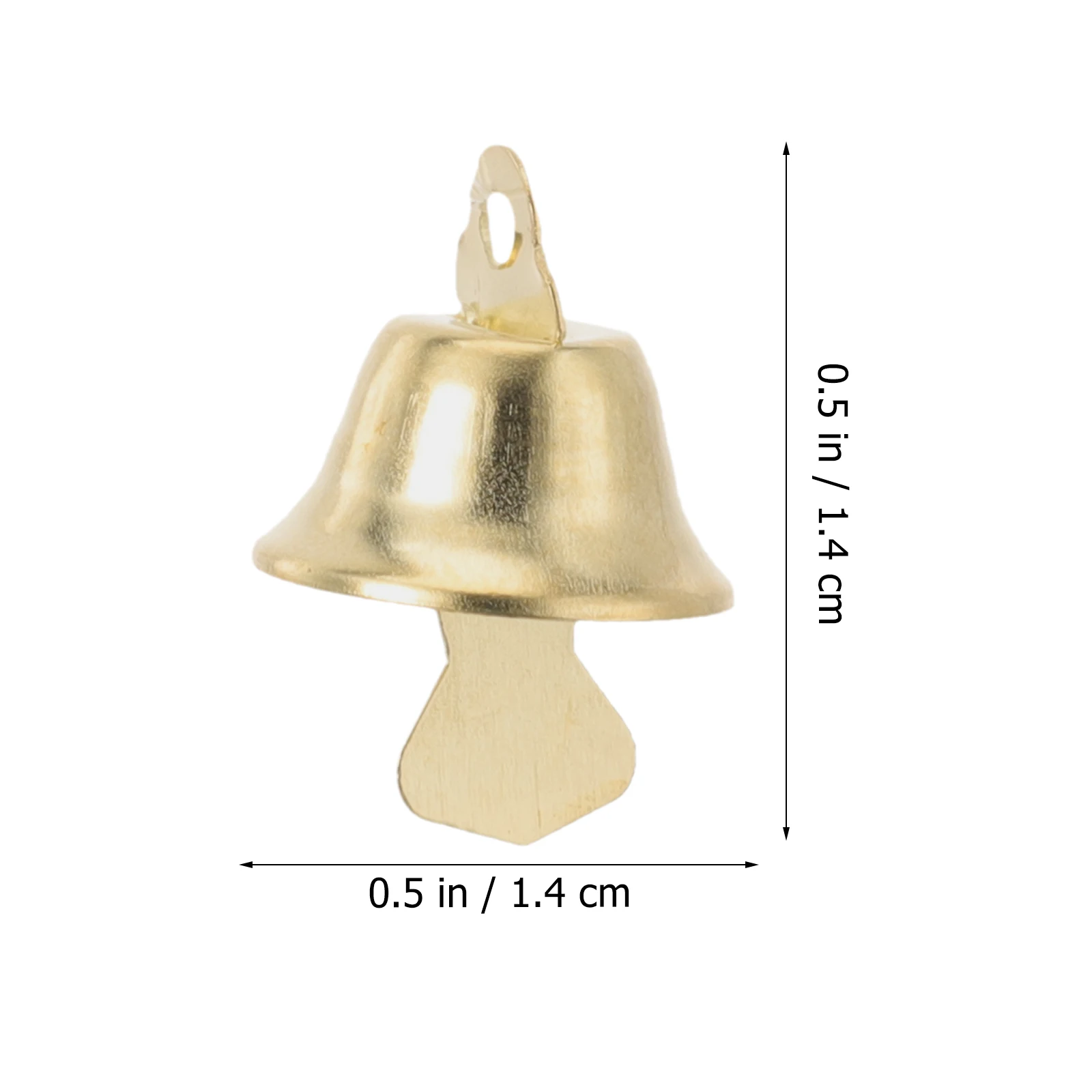 

100 Pcs Bell Decoration Weihnachtsdeko Goldene Glocken Solar Light Jingle Bells Christmas Weihnachtsdekoration Mini