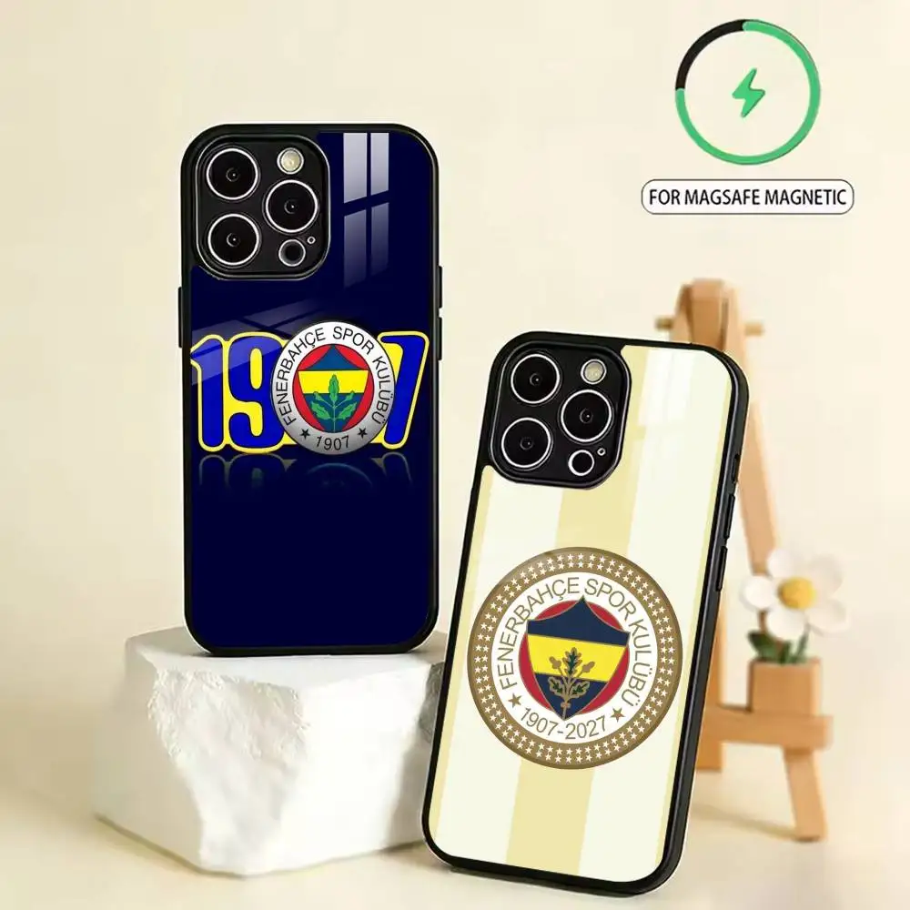 F-FC Turkey Fenerbahce  Phone Case For iPhone17,16,15,14,13,12,11,Pro,Max,Plus,,SE4,Magnetic Charging Compatible