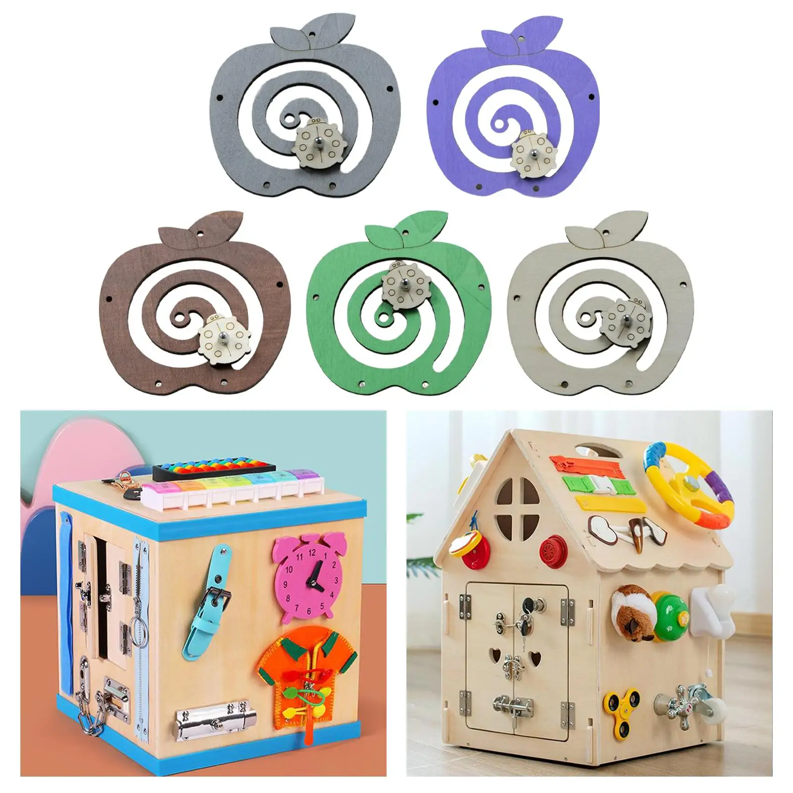 Activity Board DIY Kit for Sliding Learning Fun for Ages 2 to 5