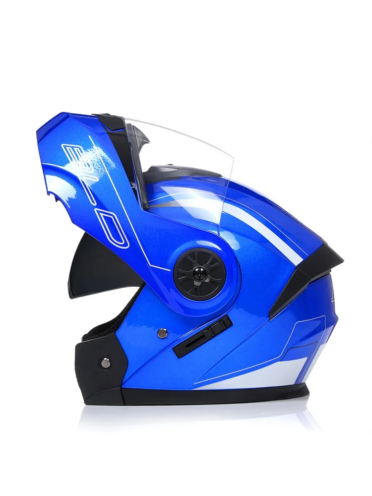 AliExpress BLD Full Face Helmet Motorcycle Bike Racing ATV Crash Helmet DOT ECE Certified Dual Visor Anti-Fog Safety Hard Casco moto Adult