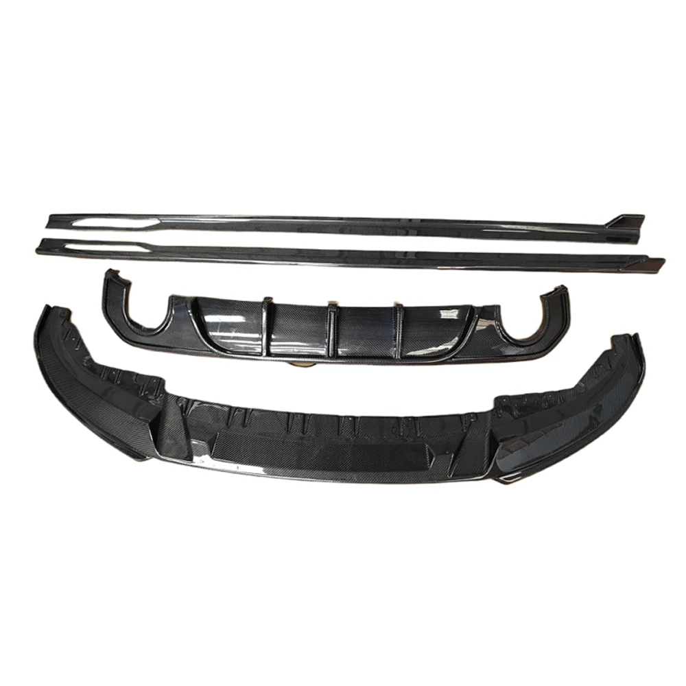 

3D-стиль из углеродного волокна, передняя губа, боковая юбка, задний диффузор, комплект кузова 2020+ для обновления BMW 4 серии G26