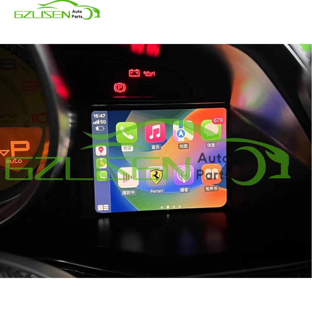 For Ferrari 458 488 F12 F8 Upgrade Carplay Auto Adapter Multimedia Player