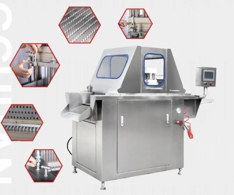 Máquina de inyección salina directa de fábrica, equipo automático de marcado de carne, marinado automático de carne y pollo