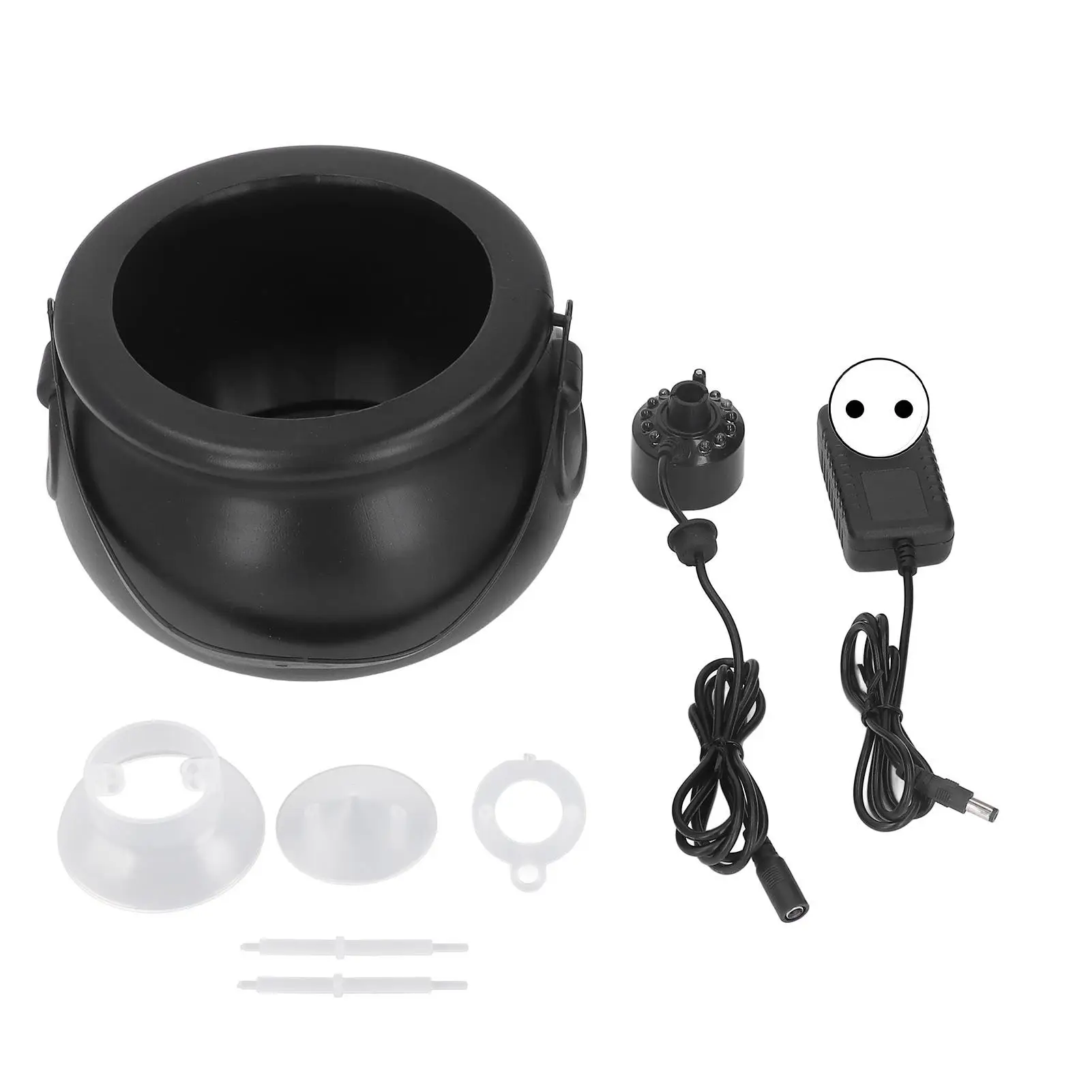 

Машина для тумана Spooky Halloween Cauldron со светодиодной подсветкой — безопасный туманообразователь 100–240 В для баров и вечеринок