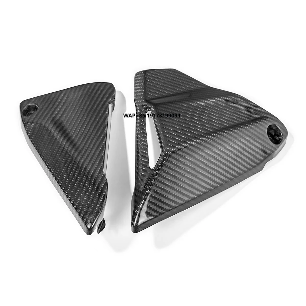 

Motorcycle Accessories 3K Twill Glossy Carbon Fiber Battery Cover Fit for 1250 ADV Models