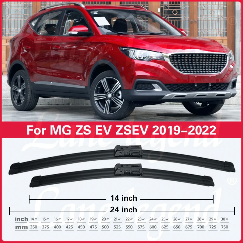 Car Front Rear Wiper Blades For MG ZS EV ZSEV 2019 2020 2021 2022 24\