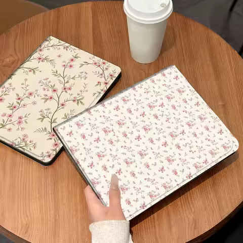 Pink Floral Pattern Fabric Gift Tablet Case For Lenovo Xiaoxin Legion Pad Tab Pro GT Y700 Gen4 2 11 P11 M10 K10 3rd Plus Gen