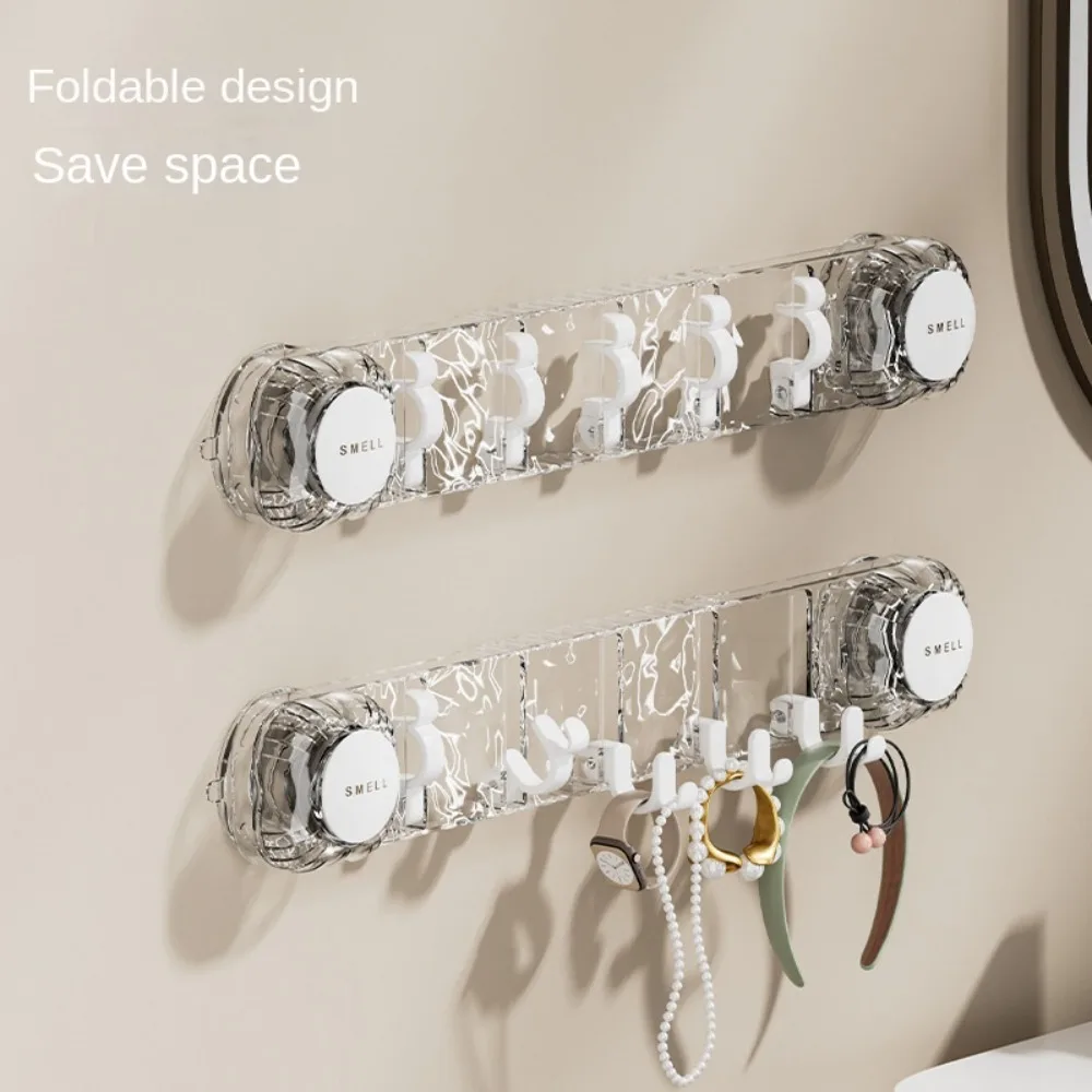 Fashion Strong Vacuum Cup Hook Towel Rack Traceless Robe Coat Hangers Multi-Purpose Wall Mounted Hooks