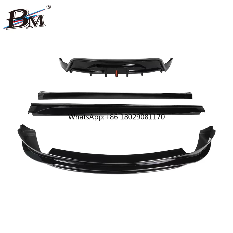 BM Car Body Accessories Front Lip Rear Diffuser Side Skirts Gloss Black Bodykit For Tesla Model Y Body Kit