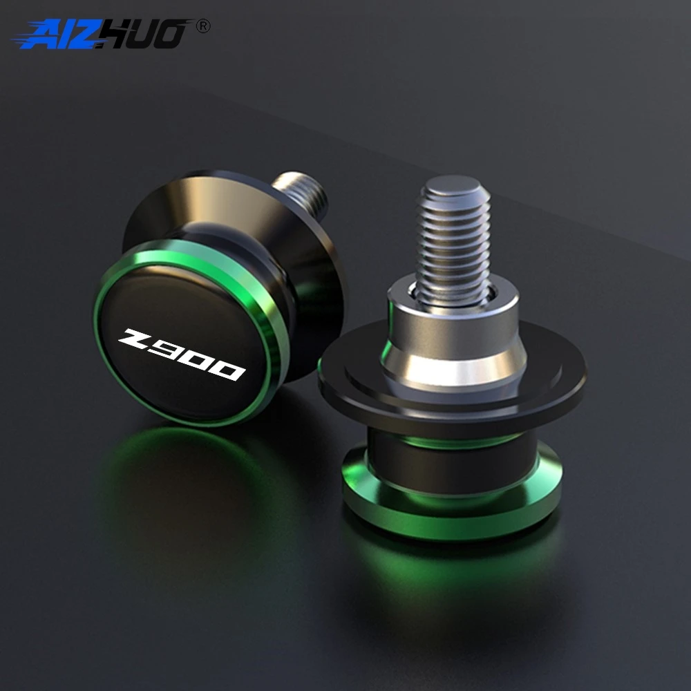 2pcs M8 Swingarm Spools New For Kawasaki Z900 Z 900 2017-2025 2026 2027 Motorcycle 8MM Rear Slider Bobbins Aluminum Accessories 2