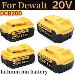 New 100% Original 12000mAh 20V for Dewalt Power Tool Battery DCB206 20V 12.0Ah Battery DCB206 20V Battery DCB205 DCB204-2 DCB200