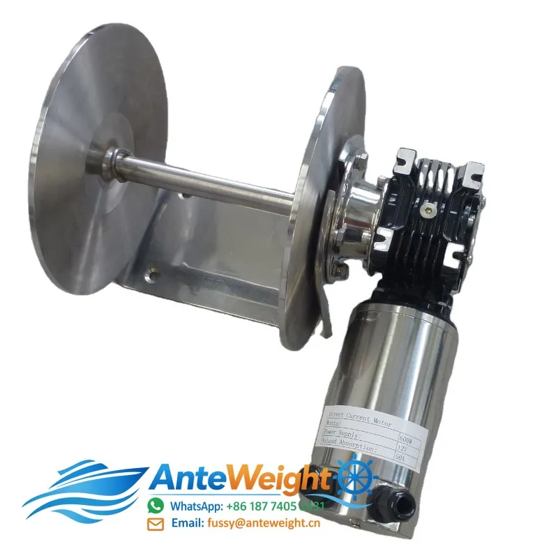 12V 600W1000W 316 Stainless Solenoid Overload Protection Steel Boat Accessories Electric Winch 12V