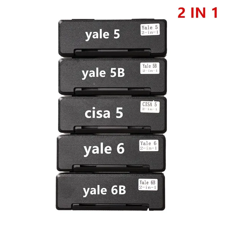 

1PCS LISHI 2 in 1 YALE-5 YALE 5B YALE-6 YALE 6B Tool for Instacode Database CISA-5 2 in 1 Tools Ganzua Lishi Pick Locksmith Set