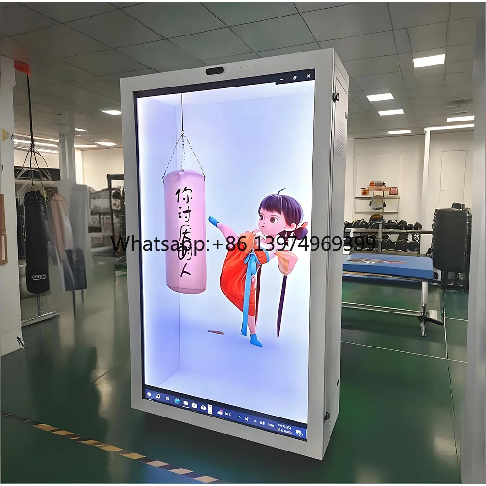 3D Holographic Transparent Display Cabinet Floating Visuals 360 Seamless Presentation-Boost Mall Foot Traffic Customizable