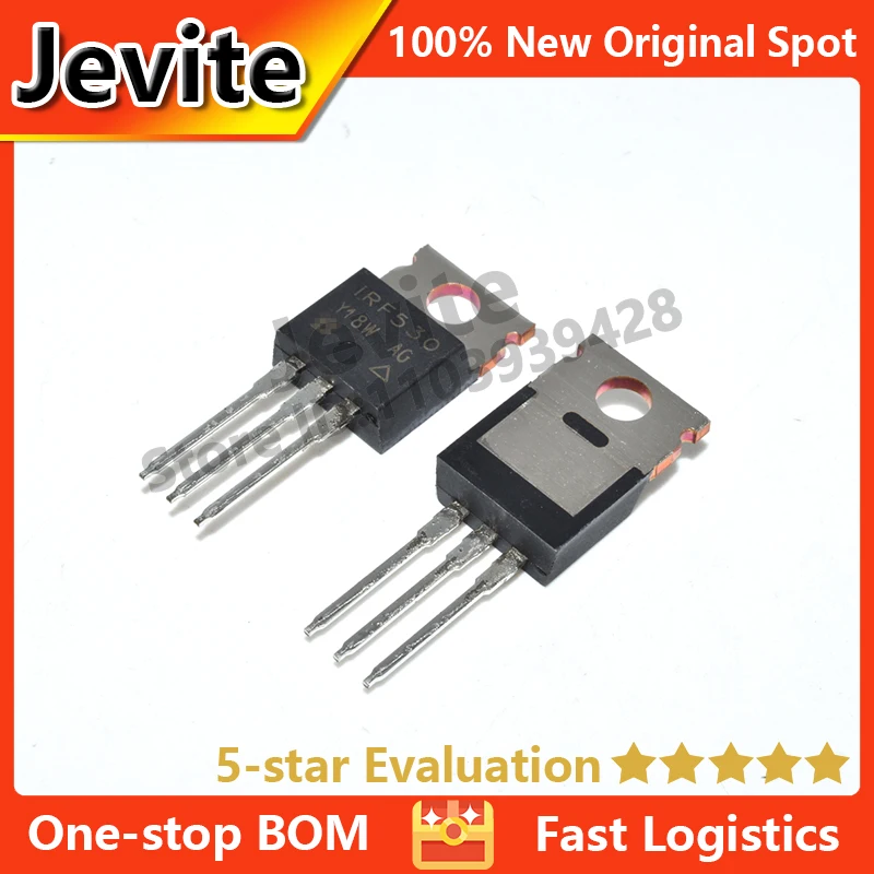 

Jevite 100% New Original electronics Controller 10-50 units/lote IRF530PBF IRF530 TO-220 100V 14A MOSFET Transistor