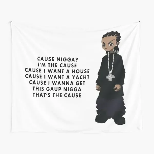 The Boondocks Riley Freeman  Tapestry Travel Blanket Towel Bedroom Decoration Printed Beautiful Wall Decor Yoga Mat Bedspread