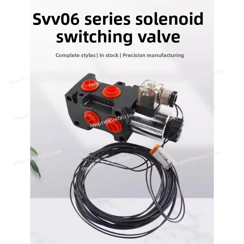 SVV06 Industrial-Grade Hydraulic Solenoid Valve | 12V/24V Dual Voltage Multiple Directional Control Valve