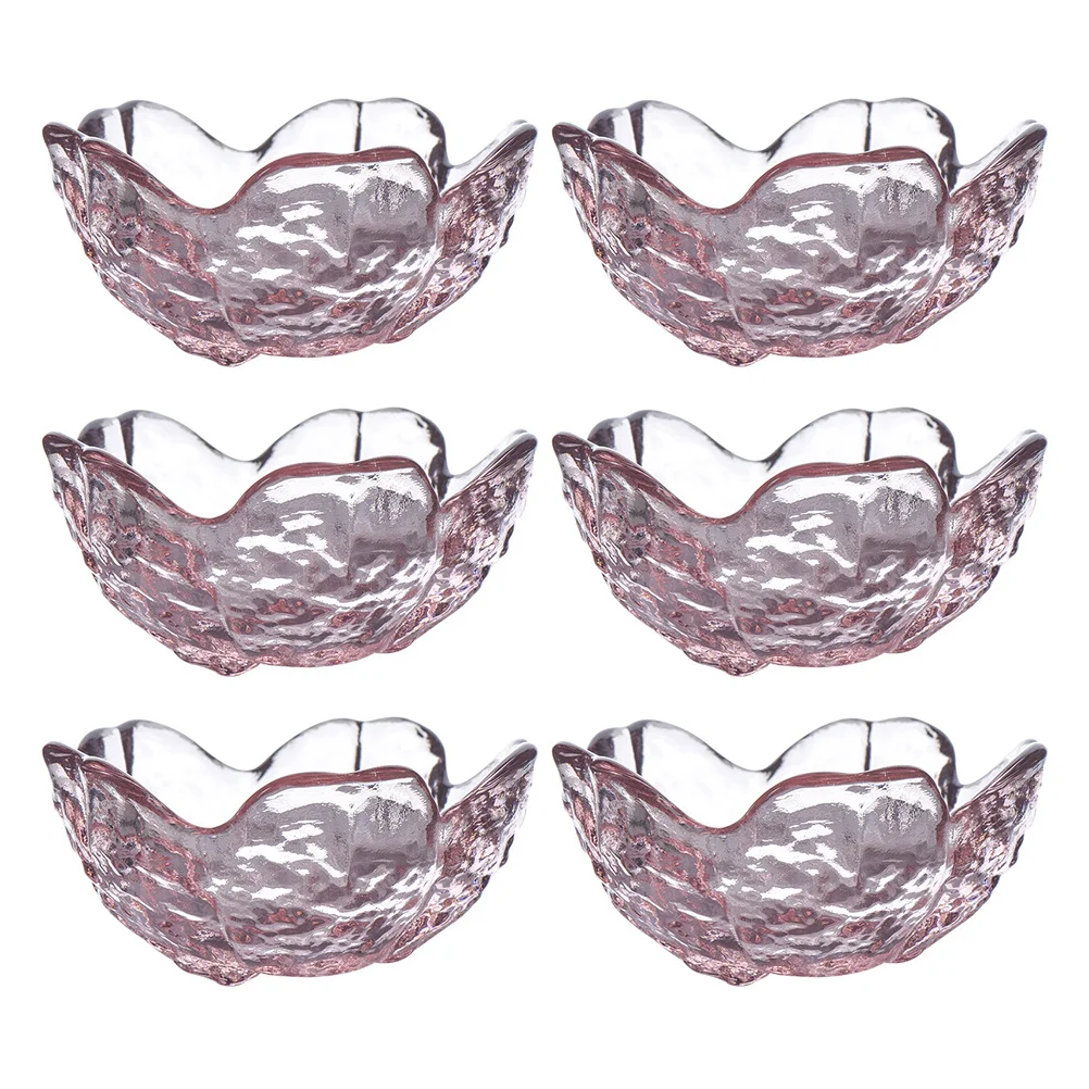 

6Pcs Sauce Dishes Glass Seasoning Bowls for Dipping Sauces Home Restaurant Catering Use Flavor Serving Plates