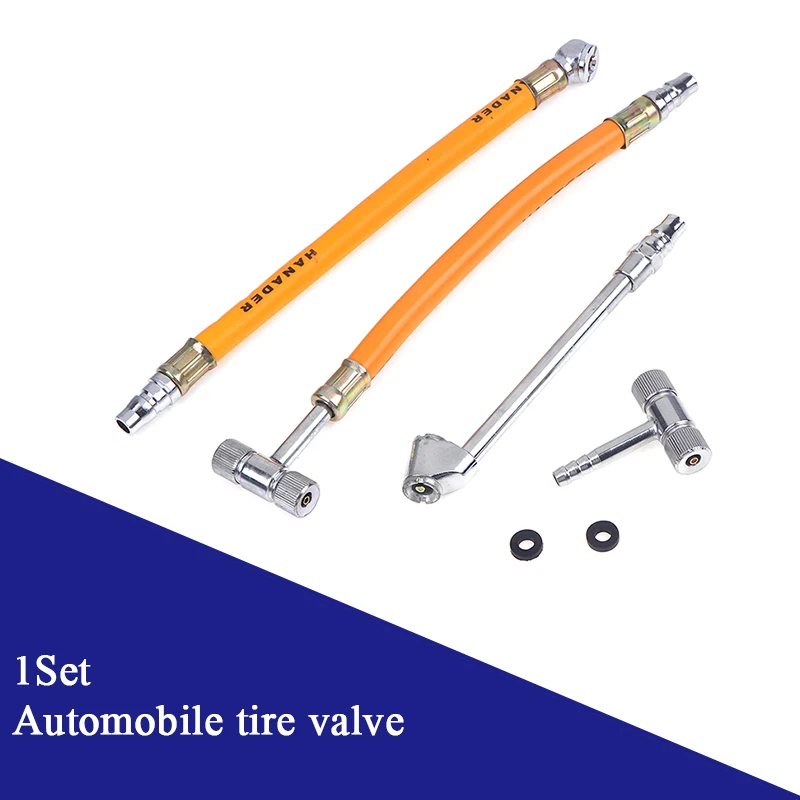 

Car Tire Inflation Nozzle Hose Double Head Inflation Nozzle Motorcycle Bicycle Truck Hand Operated Inflation Rod