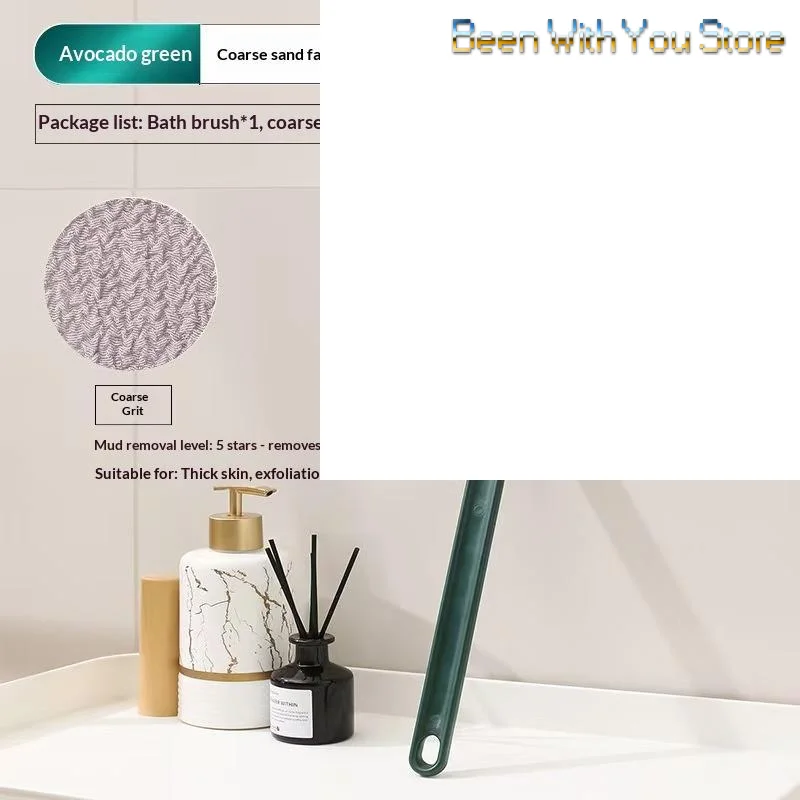 

Quick Dry Long Handle Bath Exfoliating ToolBath Brush Shower Back Scrubber Deep Cleaning Lightweight for Home Bathroom Daily Use