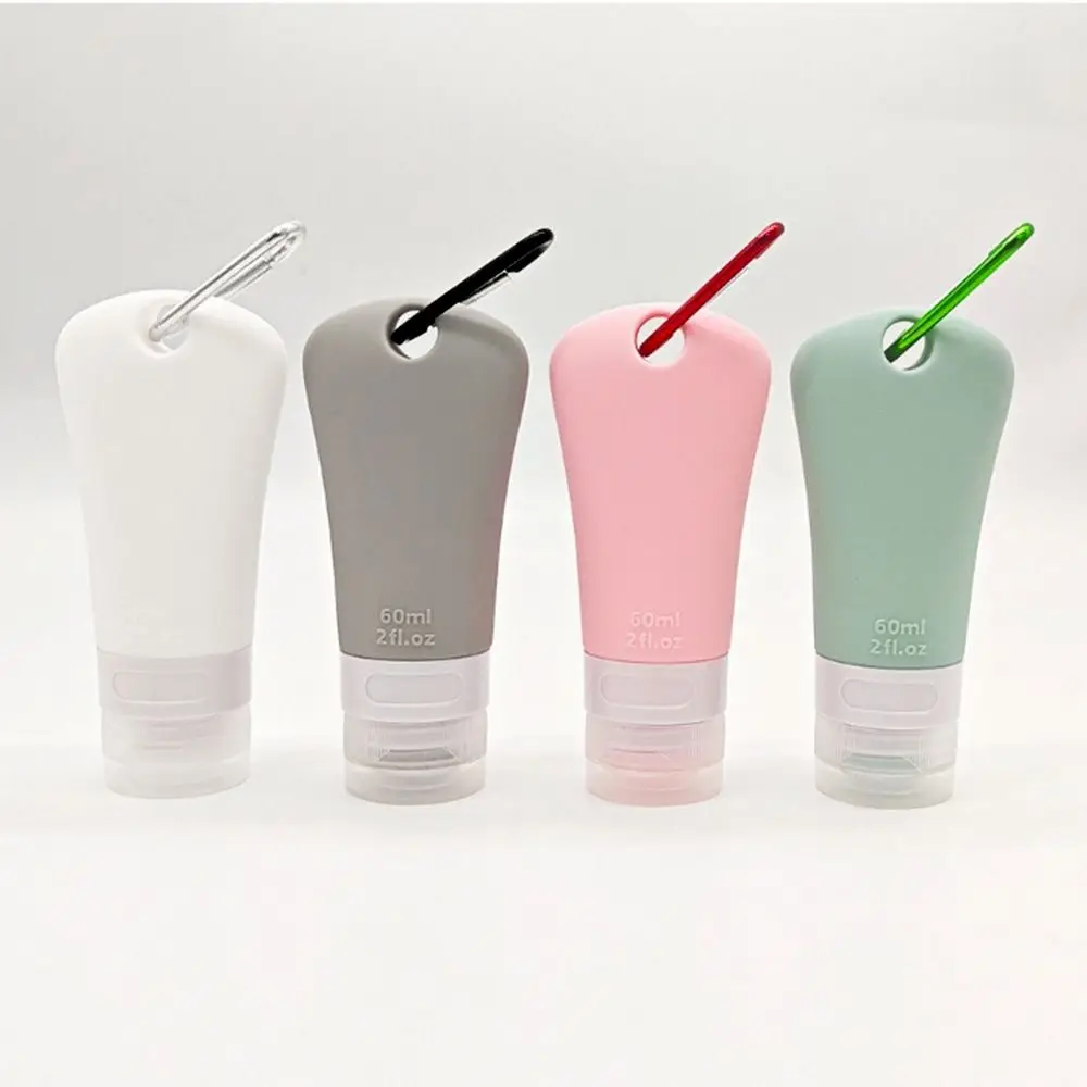 

Shower Gel Shampoo Refillable Bottle Portable Lotion Bottling 60ml Squeeze Container Hand Washing Cosmetic Bottle Sub-bottling