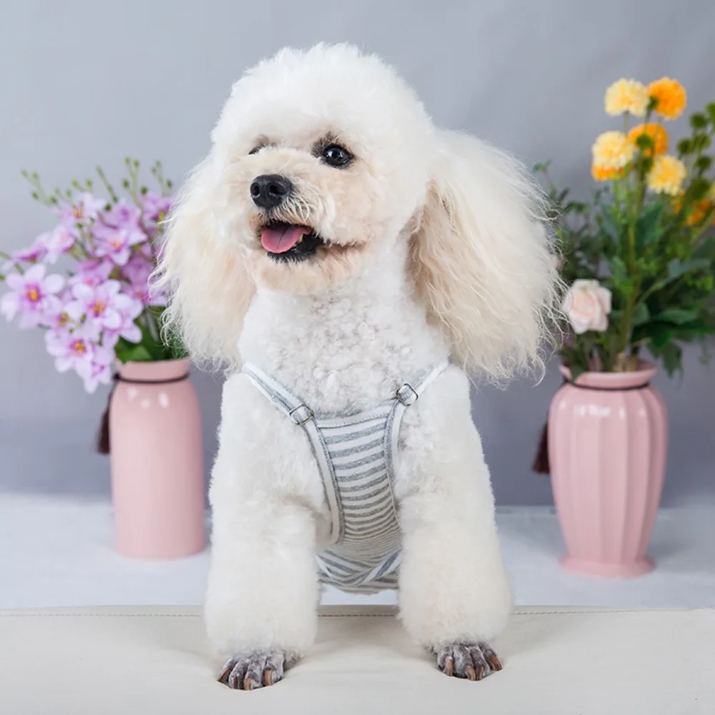 Strips Dog Shorts Diaper Sanitary Physiological Pants Washable Female Jumpsuit Pet Short Panties Menstruation Underwear Briefs