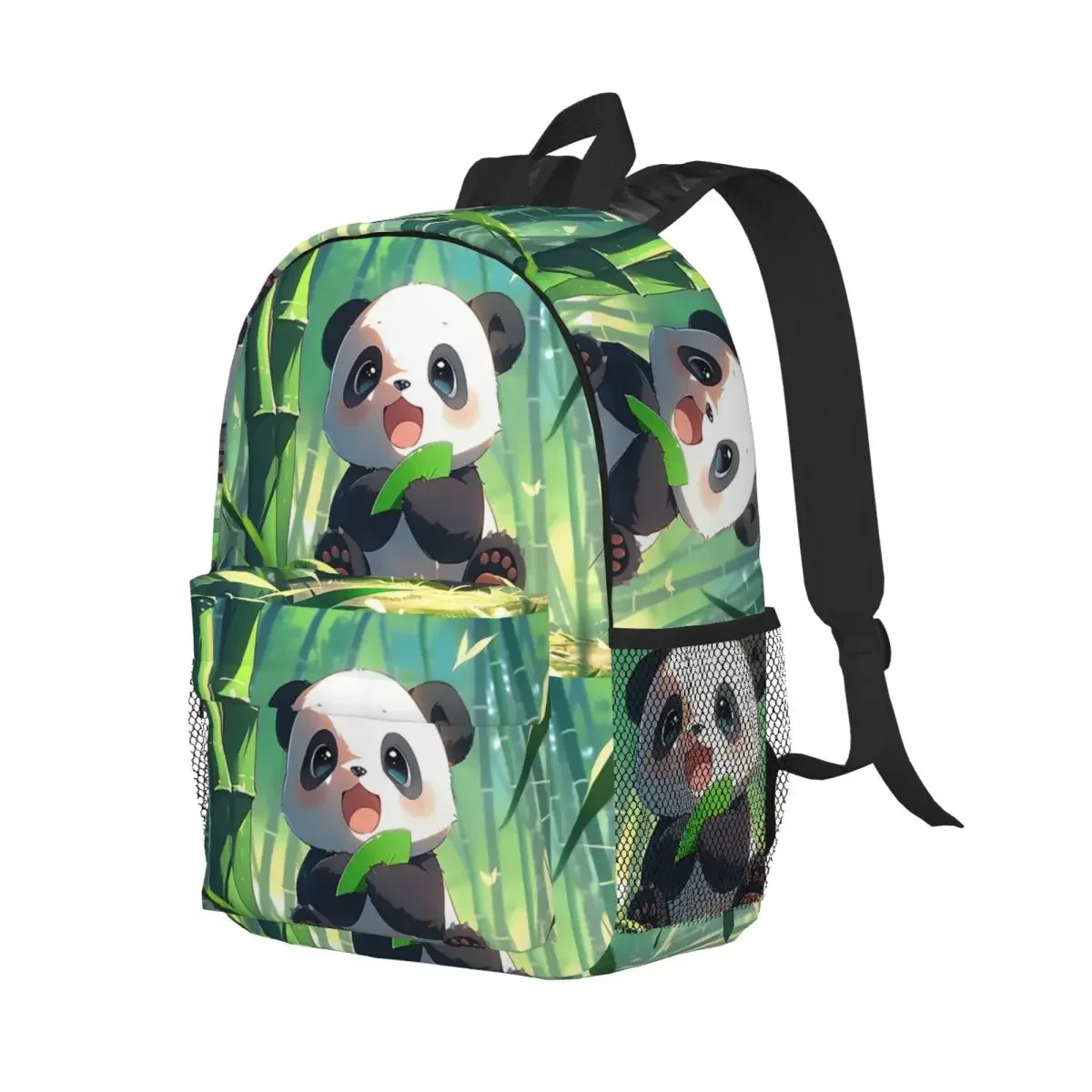

Милый детский панда в бамбуковом лесу, аниме-рюкзак, студенческий рюкзак для мальчиков и девочек, детская школьная сумка, сумки на плечо для ноутбука для мужчин и женщин