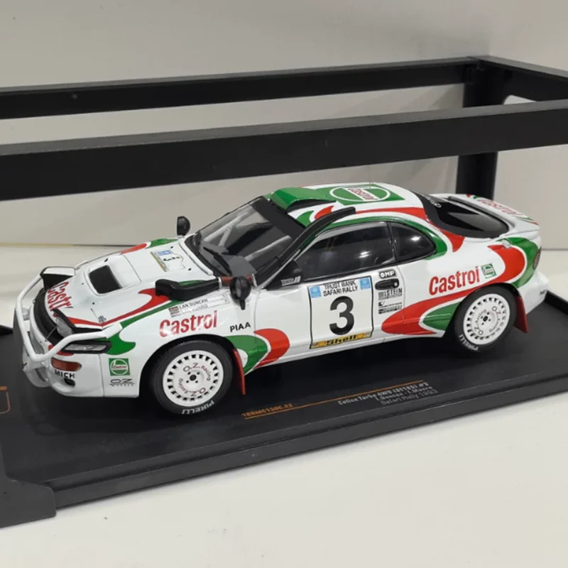 IXO 1/18 Scale CELICA TURBO 4WD ST185 #3 1993 Alloy Car Model Static Collection Decorated Holiday Gifts Toys Souvenir Gift