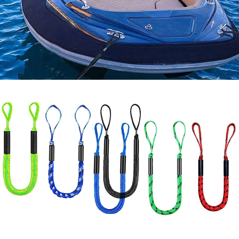 

Совершенно новая швартовочная веревка для стыковки банджи, веревка для причала для лодок, якорь, аксессуары для лодок Buddy для каяка, гидроцикла, понтона, стрейч 4'-5,5 дюйма