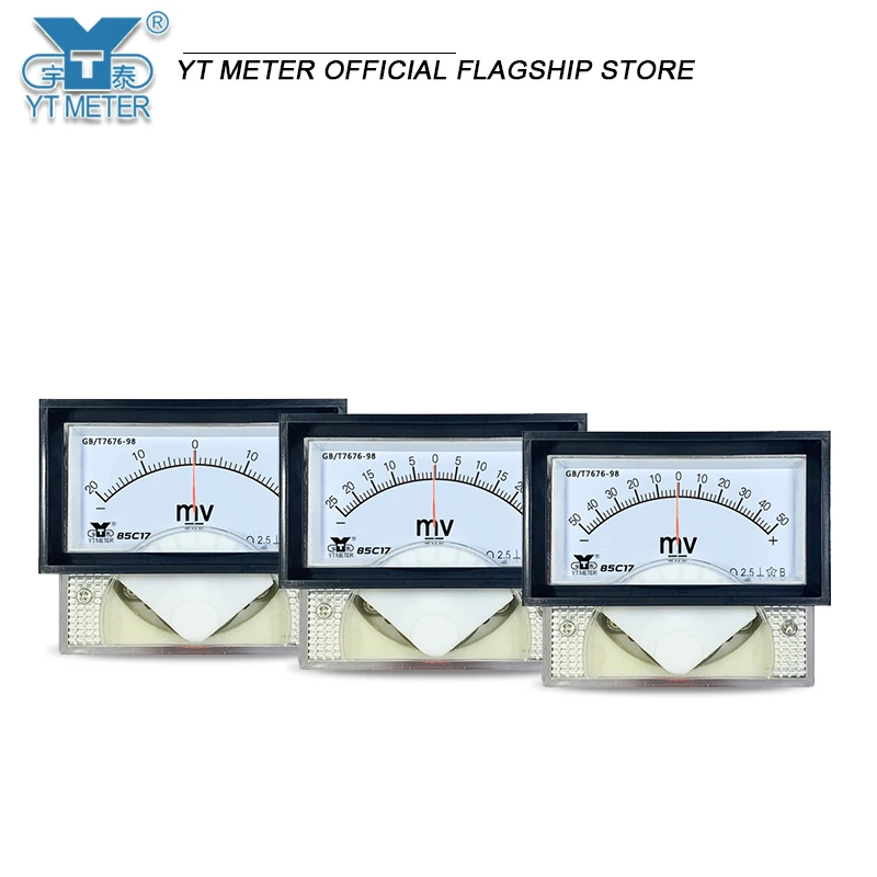 85 c17 DC livellometro positivo e negativo voltmetro ± 20mV positivo e negativo 25mV ± 50mV ± 75mV ± 100mV ± 200mV ± 300mV