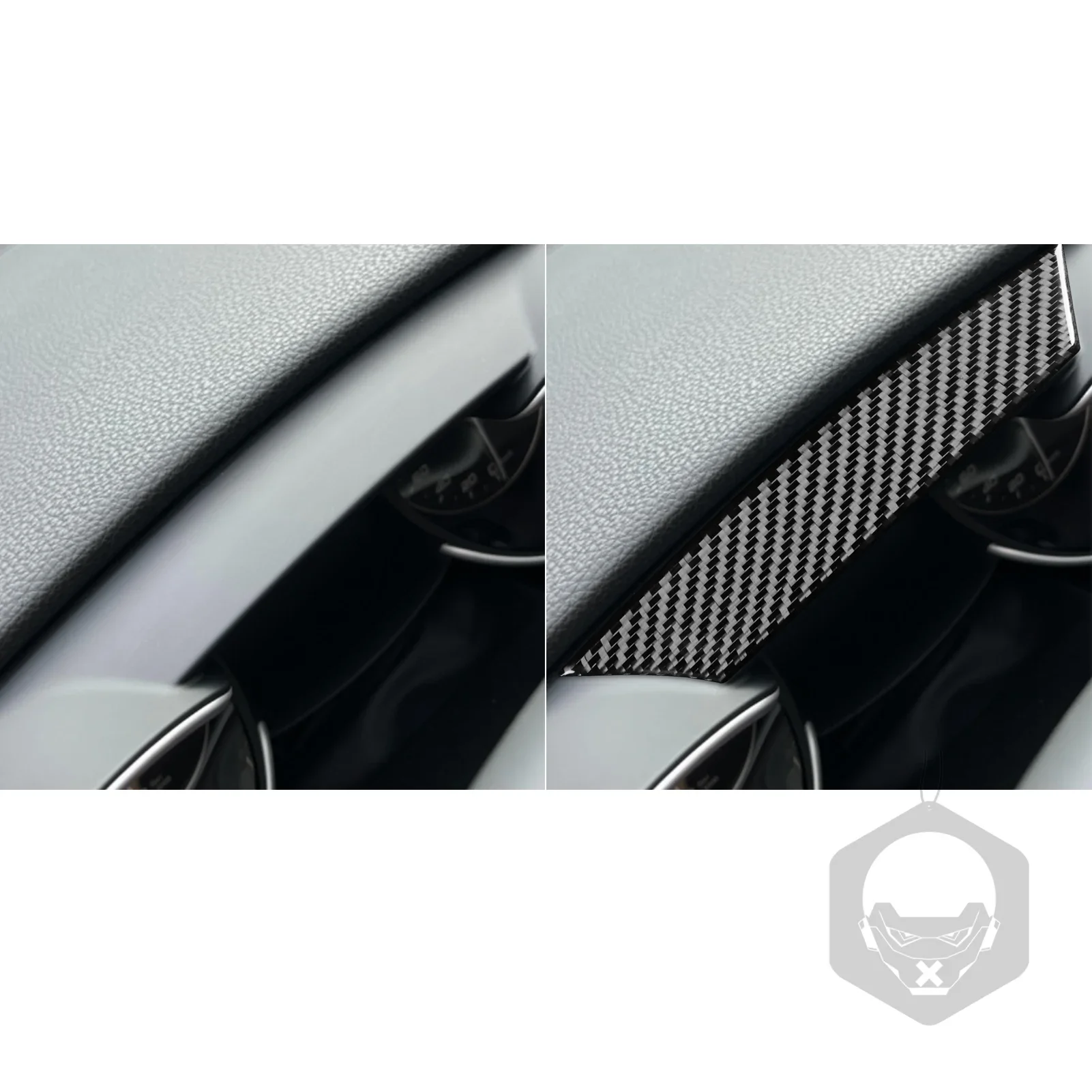 For Alfa Romeo-Giulia 2017-2021 Soft Carbon Fiber Speedometer Cover Car Interior Retrofit Accessories Sticker 4