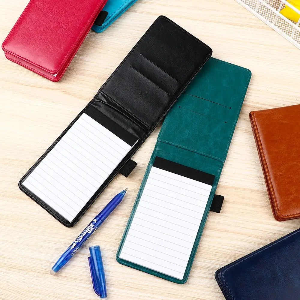 Leather Business Planner Note Book Refills Mini Pocket Notebook Work Notepad Memos