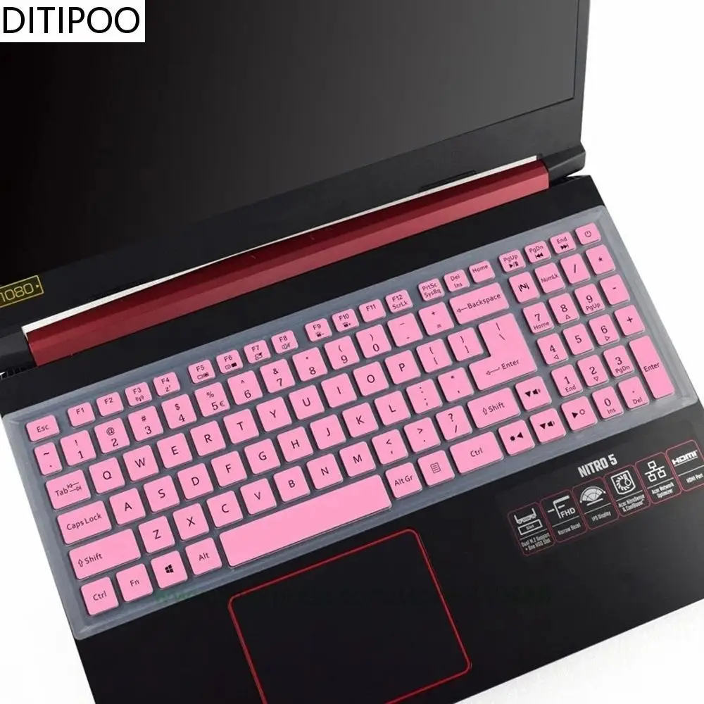 

Защитная крышка для клавиатуры ноутбука 15,6 дюйма, для Acer Nitro 5 AN515-54-54W2 AN515-54-51M5 Nitro 7 AN517-51-56YW 17,3''