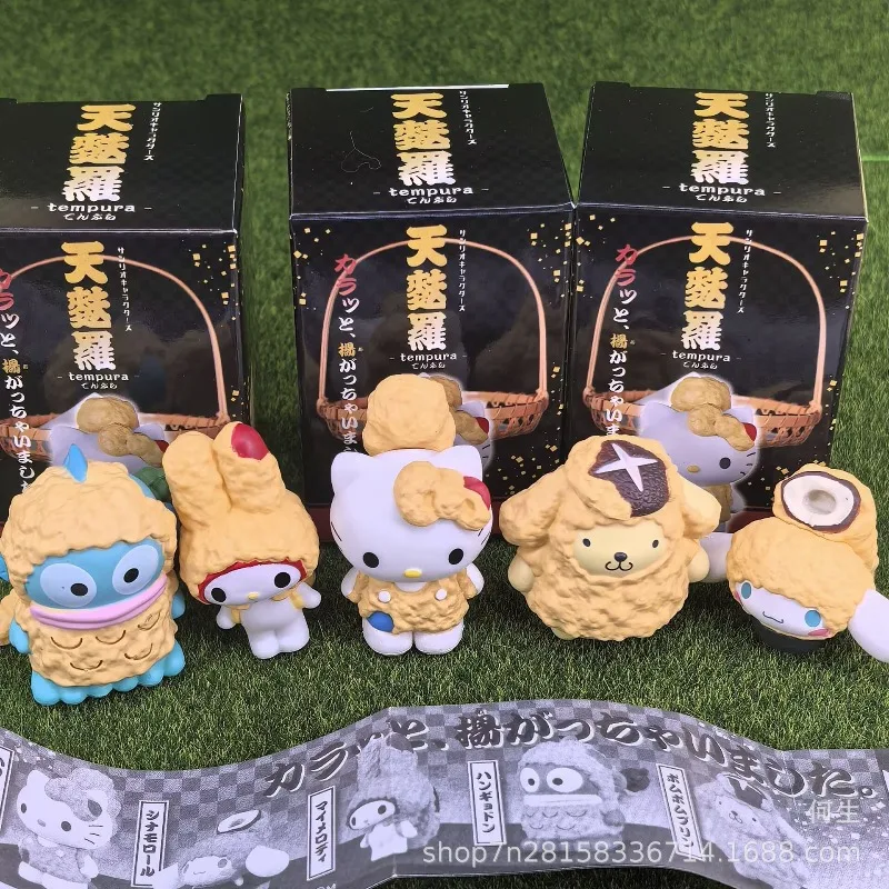 

Sanrio Blind Box Toys Tempura Shrimp Cat Mini Cute My Melody Cinnamoroll Doll Model Toys Collect Ornaments