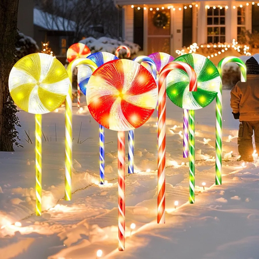 10PK 8 Modes Flashi… - image