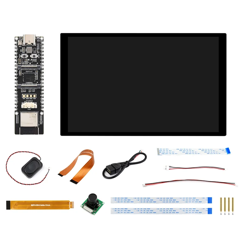 

ABZW ESP32-P4 Development Board For AI Deepseek W/Screen WIFI6 RISC-V MCU 32MB PSRAM 32MB Flash CSI Camera Audio Speaker Mic