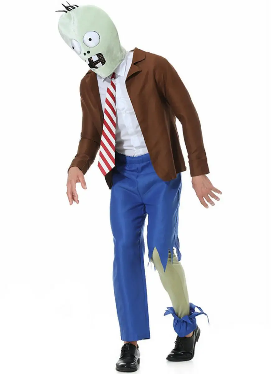 New loween Zombie Costume Plant Zombie Cosplay Role-plang Performance Clothes Women's Ethnic Faion Stage Outfits