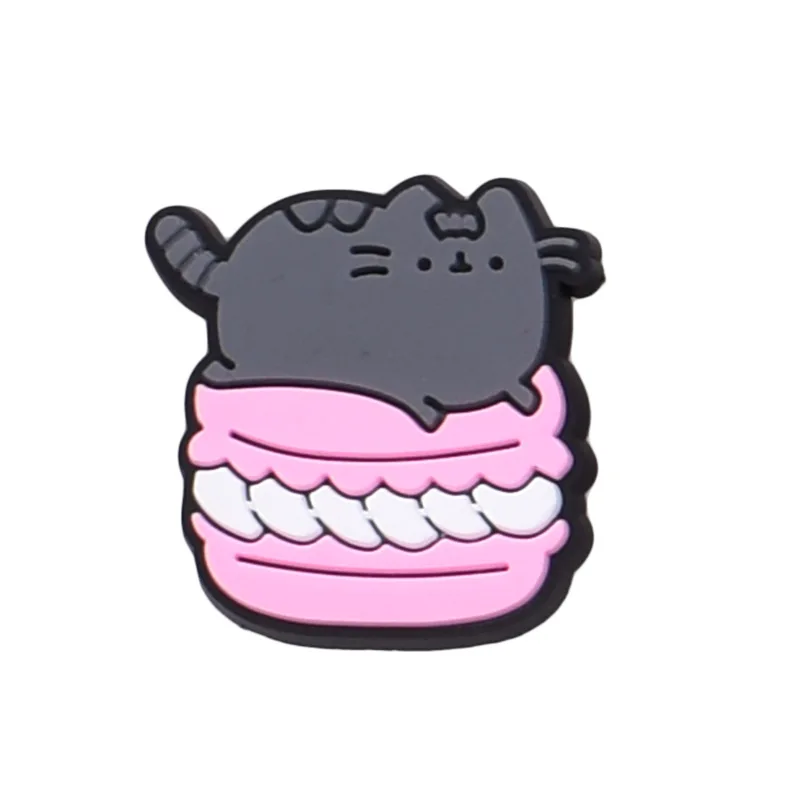 Pusheen Shoe Decoration Cartoon Figure Cute Buckle Charms Set Girls Boys Slippers Ornament Sandal Accessories Anime Cat Decor