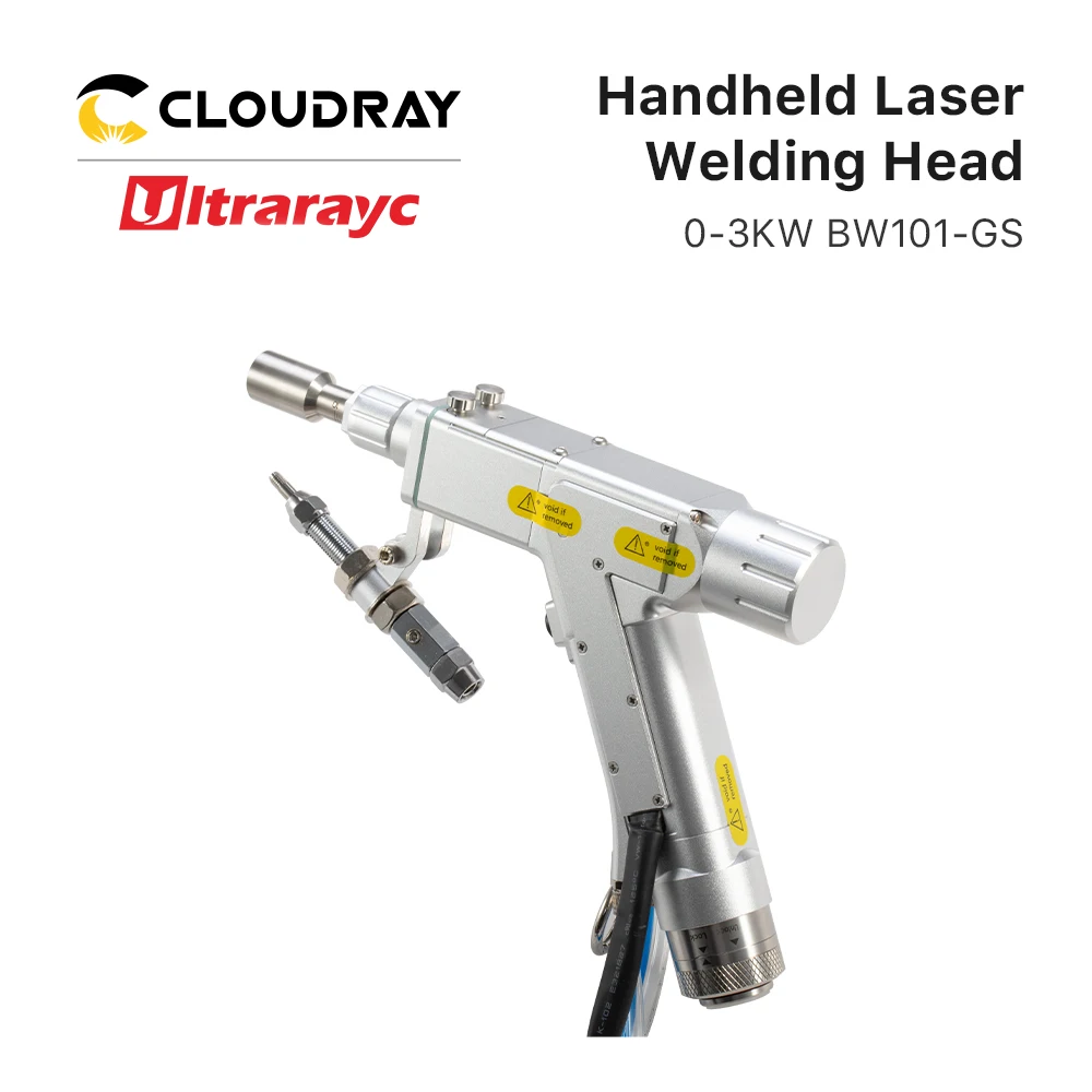 Ultrarayc Raytools BW101 Handheld Laser Welding Head 0-3kW with RT-HWS-YB80A Wire feeder For Laser Cutting Machine