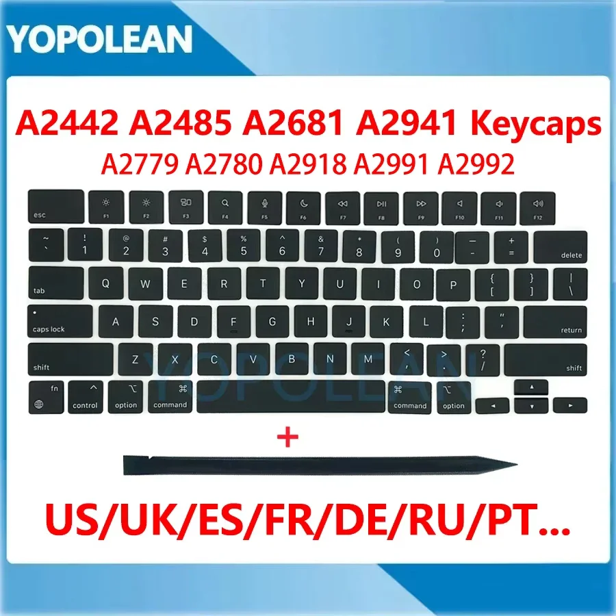 A2442 A2485 A2681 A2941 A2779 A2992 Keycaps Keys For Macbook Pro Air 13