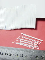 1000PCS   White nurse hairpin 45MMX2MM