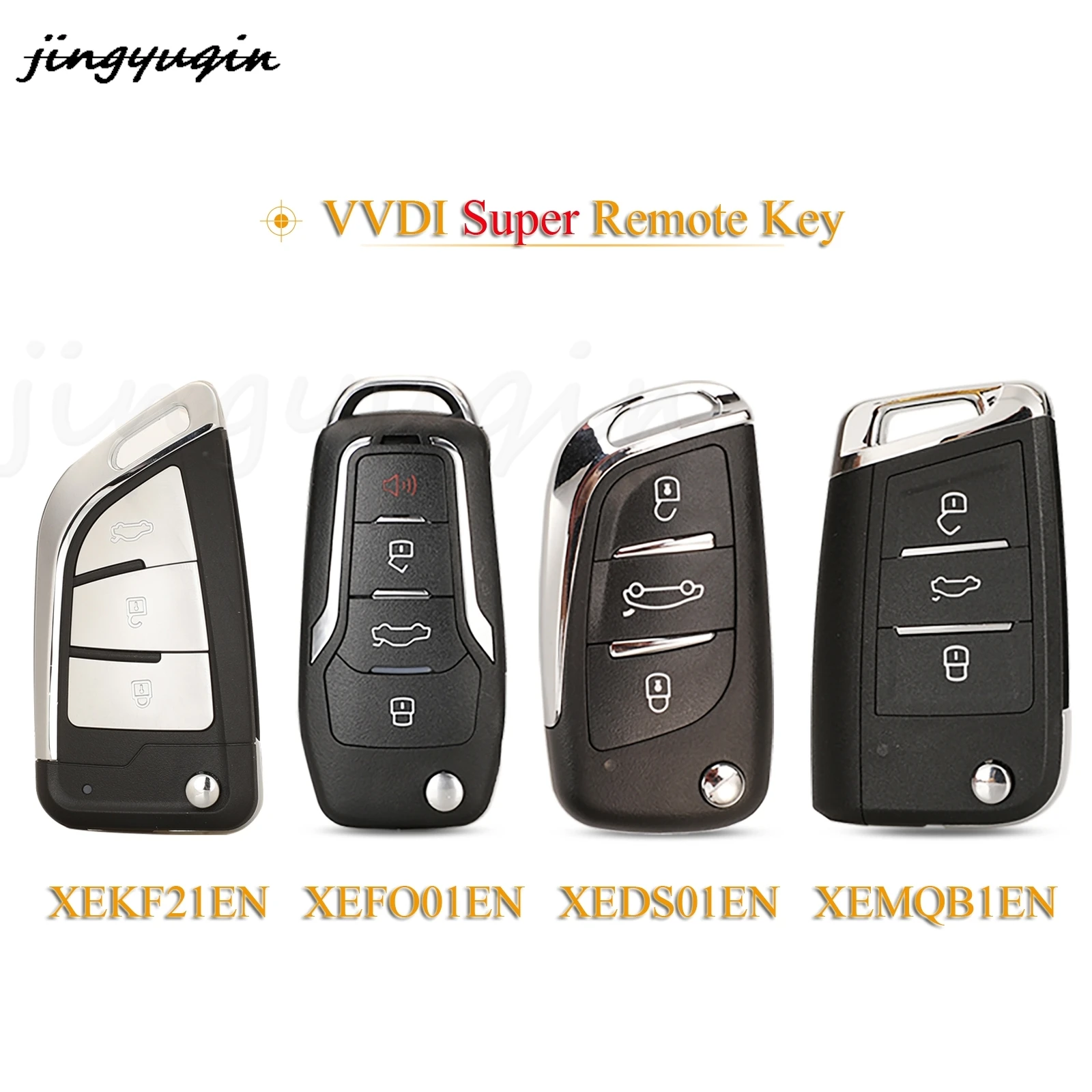 

jingyuqin XEFO01EN/ XEMQB1EN/XEDS01EN/XEKF21EN Super Remote Key With Xt27 Xt27a66 Super Chip Wireless Key For Vvdi Key Tool